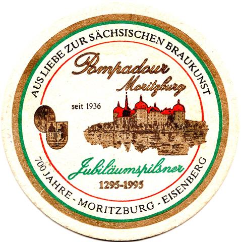 moritzburg mei-sn pompadour rund 1a (215-jubiläumspilsner 1995)